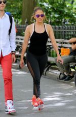 JENNIFER LOPEZ heading to a Gym in New York 06/30/2016