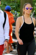 JENNIFER LOPEZ heading to a Gym in New York 06/30/2016