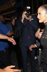 JENNIFER LOPEZ Heading to Hamilton Play in New York 07/09/2016