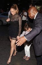 JENNIFER LOPEZ Heading to Hamilton Play in New York 07/09/2016