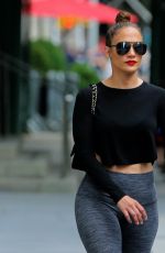 JENNIFER LOPEZ in Tights Out in New York 07/10/2016)