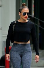 JENNIFER LOPEZ in Tights Out in New York 07/10/2016)
