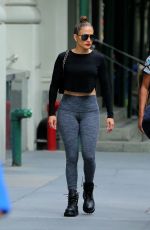 JENNIFER LOPEZ in Tights Out in New York 07/10/2016)
