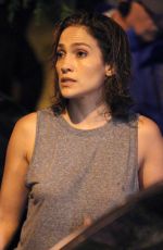 JENNIFER LOPEZ on the Set of 