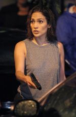 JENNIFER LOPEZ on the Set of 
