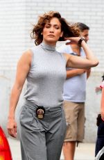 JENNIFER LOPEZ on the Set of 