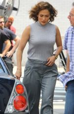 JENNIFER LOPEZ on the Set of 