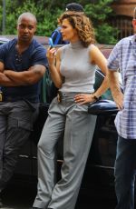 JENNIFER LOPEZ on the Set of 
