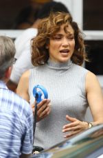 JENNIFER LOPEZ on the Set of 