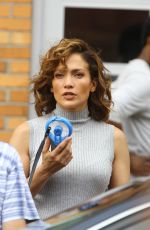 JENNIFER LOPEZ on the Set of 