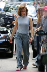 JENNIFER LOPEZ on the Set of 