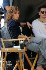 JENNIFER LOPEZ on the Set of 