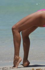 JENNIFER NICOLE LEE in Bikini on the Beach in Miami 07/16/2016