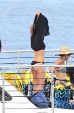 JESSICA ALBA in Bikini at a Boat in Hawaii 07/17/2016