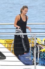 JESSICA ALBA in Bikini at a Boat in Hawaii 07/17/2016