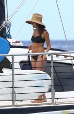 JESSICA ALBA in Bikini at a Boat in Hawaii 07/17/2016