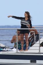 JESSICA ALBA in Bikini at a Boat in Hawaii 07/17/2016