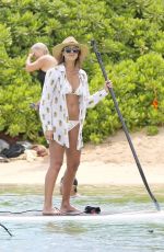 JESSICA ALBA in Bikini on the Beach in Hawaii 07/18/2016