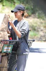 JESSICA ALBA Out for Grocery Shopping in Malibu 07/04/2016