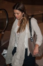 JESSICA BIEL at LAX Airport in Los Angeles 07/26/2016