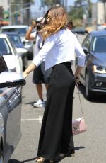 JESSICA BIEL Out and About in Beverly Hills 07/08/2016