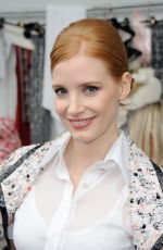 JESSICA CHASTAIN at Chanel Haute Couture Fall/Winter 2016/2017 Show in Paris 07/05/2016