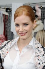JESSICA CHASTAIN at Chanel Haute Couture Fall/Winter 2016/2017 Show in Paris 07/05/2016