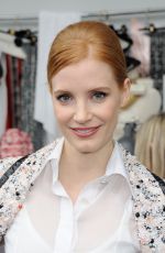 JESSICA CHASTAIN at Chanel Haute Couture Fall/Winter 2016/2017 Show in Paris 07/05/2016