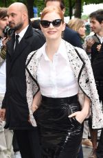 JESSICA CHASTAIN at Chanel Haute Couture Fall/Winter 2016/2017 Show in Paris 07/05/2016