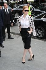 JESSICA CHASTAIN at Chanel Haute Couture Fall/Winter 2016/2017 Show in Paris 07/05/2016