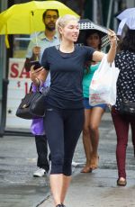 JESSICA HART Out in New York 07/30/2016