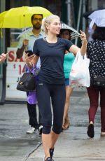 JESSICA HART Out in New York 07/30/2016