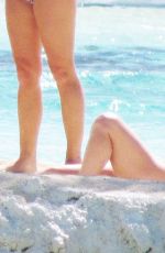 JESSICA IMPSON in Bikini in French Polynesia, July 2016