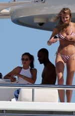 JOAN SMALLS, DOUTZEN KROES, ELSA HOSK and ALESSANDRA AMBROSIO at a Yach in St Tropez 07/20/2016