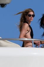 JOAN SMALLS, DOUTZEN KROES, ELSA HOSK and ALESSANDRA AMBROSIO at a Yach in St Tropez 07/20/2016