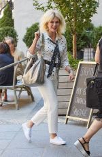 JOANNA LUMLEY Out and About in New York 07/19/2016