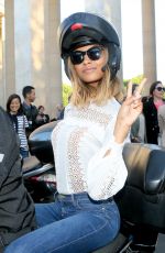 JOURDAN DUNN Leaves Alexandre Vauthier Fashion Show in Paris 07/06/2016