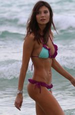 JULIA PEREIRA in Bikini at a Beach in Miami 07/26/2016
