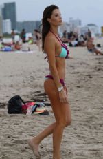 JULIA PEREIRA in Bikini at a Beach in Miami 07/26/2016