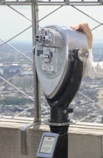 JULIANNE HOUGH at Empire State Building in New York 07/11/2016