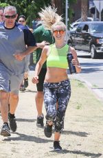 JULIANNE HOUGH Hosting a 2 Mile Run in Los Angeles 07/09/2016
