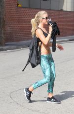 JULIANNE HOUGH Leaves a Gym in Los Angeles 07/08/2016