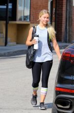 JULIANNE HOUGH Leaves a Gym in West Hollywood 07/29/2016