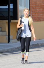 JULIANNE HOUGH Leaves a Gym in West Hollywood 07/29/2016