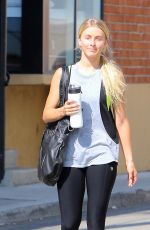 JULIANNE HOUGH Leaves a Gym in West Hollywood 07/29/2016