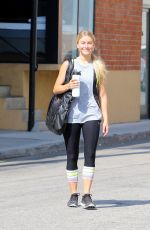 JULIANNE HOUGH Leaves a Gym in West Hollywood 07/29/2016