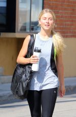 JULIANNE HOUGH Leaves a Gym in West Hollywood 07/29/2016