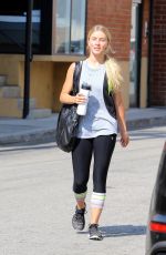 JULIANNE HOUGH Leaves a Gym in West Hollywood 07/29/2016