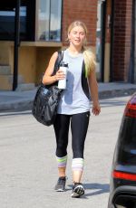 JULIANNE HOUGH Leaves a Gym in West Hollywood 07/29/2016