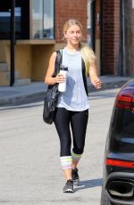 JULIANNE HOUGH Leaves a Gym in West Hollywood 07/29/2016